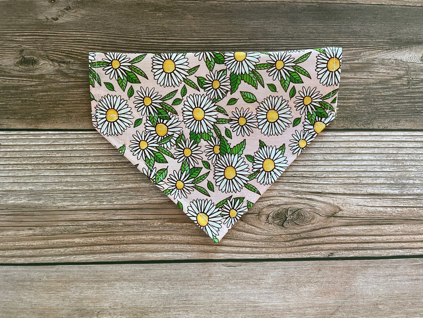 Pink Ditsy Summer Flower Dog Bandana