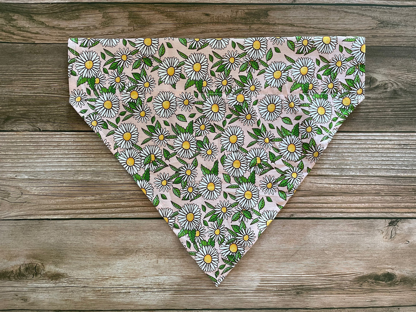 Pink Ditsy Summer Flower Dog Bandana