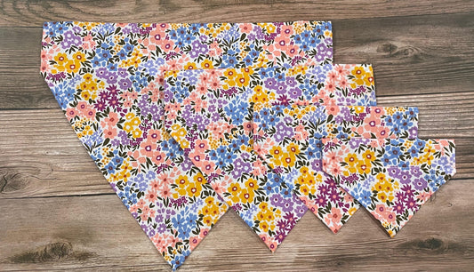 Ditsy Floral Print Dog Bandana