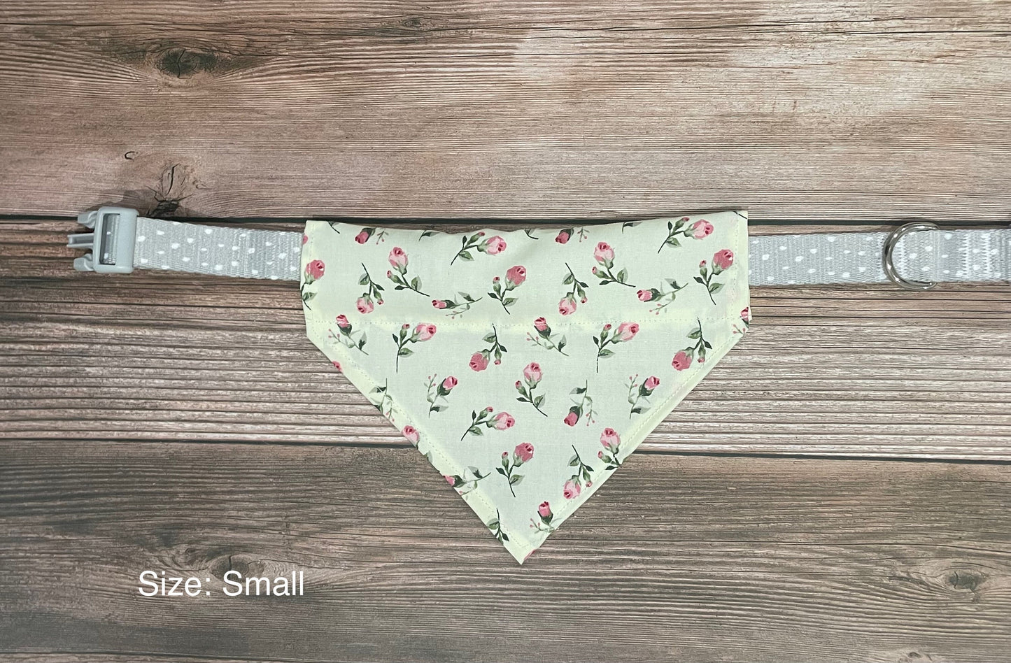 Rose Floral Print Dog Bandana